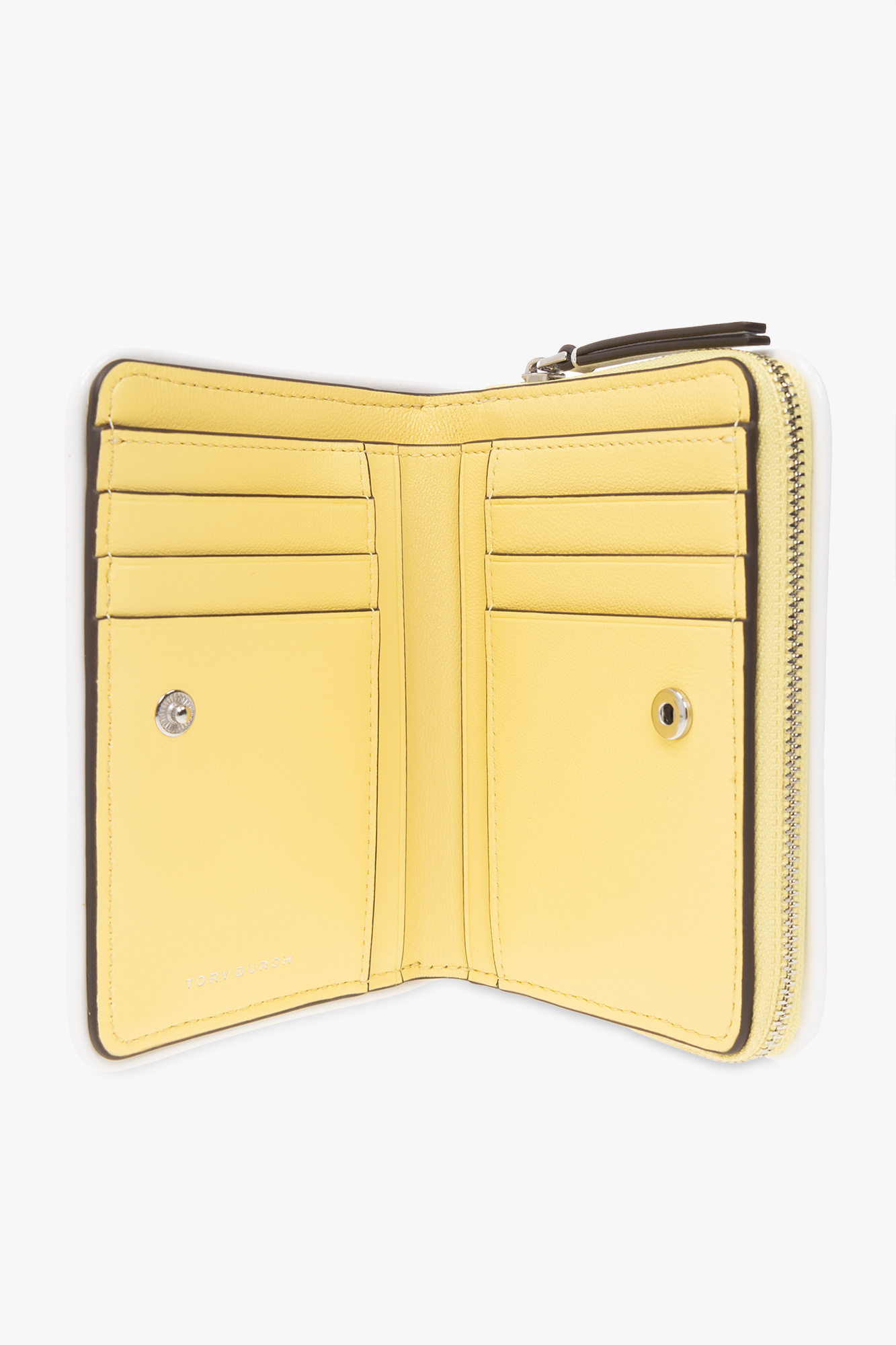 Yellow Leather wallet Tory Burch Vitkac GB